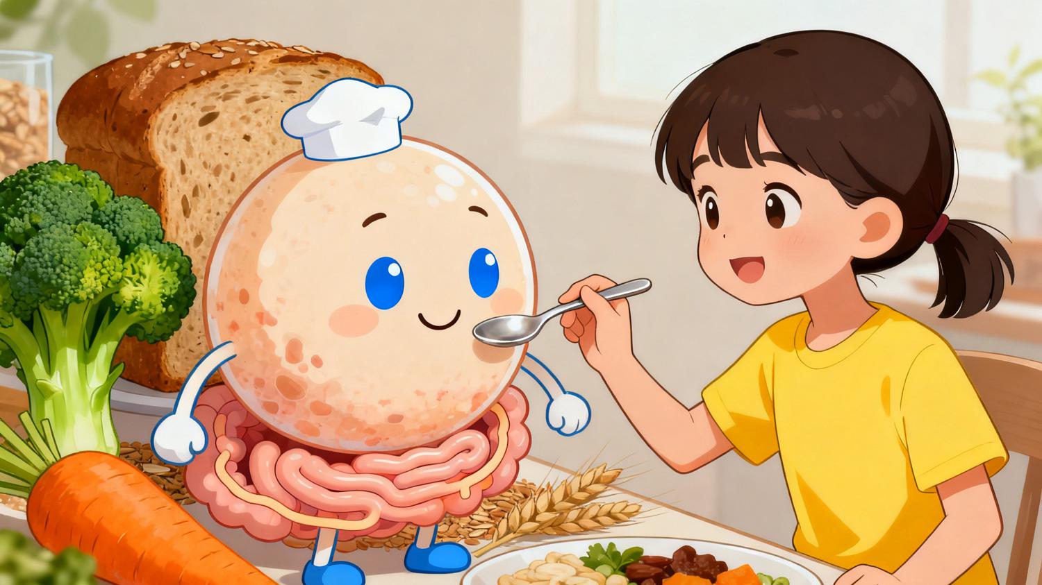 肠道健康 “加速器”！动漫科普益生菌 + 饮食调理秘诀